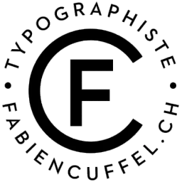 Fabien Cuffel, Typographiste
