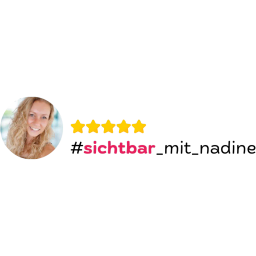 Sichtbar mit Nadine